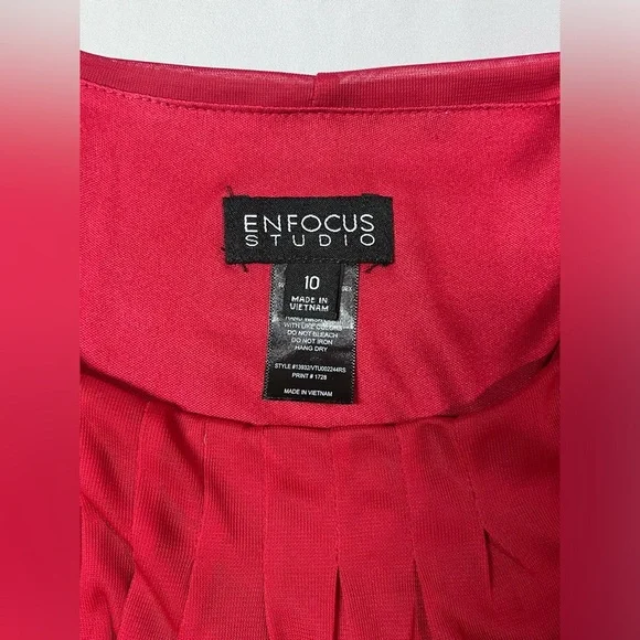 En Focus Blouson Pencil Dress Size 10 - Picture 6 of 6